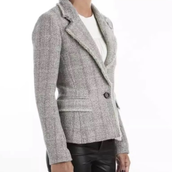 Isabel Marant Etoile Wool blend tweed blazer - Picture 2 of 13